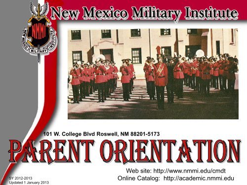 New Mexico Military Institute. Roswell. New Mexico. USA Stock