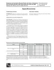 Boletin de Especificaciones 1061-31S - S&C Electric Company