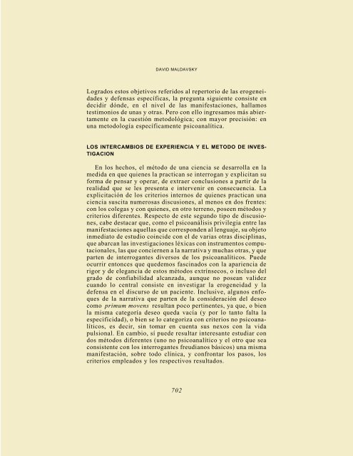 Erogeneidades, defensas y lenguaje - Asociación Psicoanalítica de ...