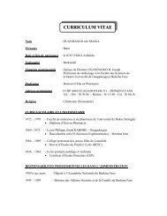 CURRICULUM VITAE - International Red Cross and Red Crescent ...