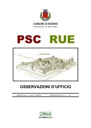 PSC-RUE - Osservazioni - Comune di Budrio