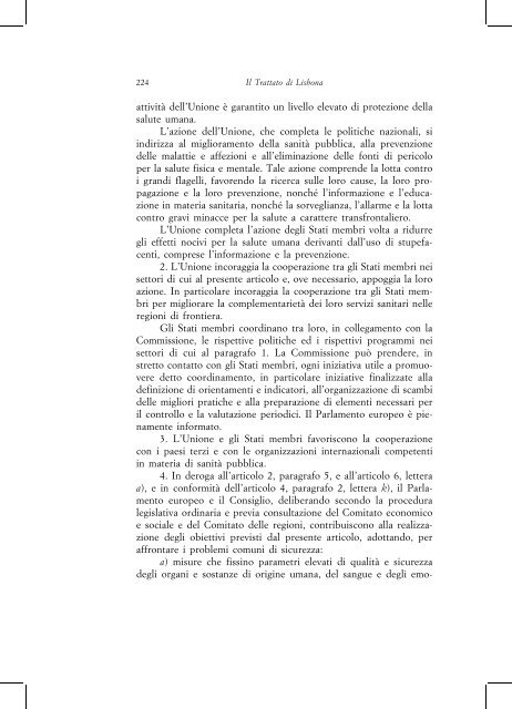 IL TRATTATO DI LISBONA - UniversitÃ  degli studi di Napoli L'Orientale