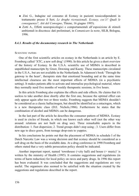 Characteristics and social representation of ecstasy in Europe - Irefrea