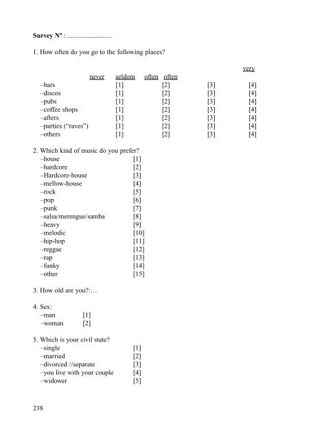 Characteristics and social representation of ecstasy in Europe - Irefrea