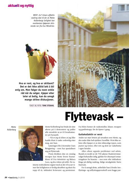 Flyttevask â hva er godt nok.pdf - Huseiernes Landsforbund