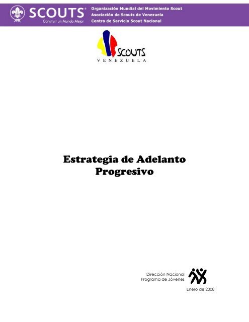 Estrategia de Adelanto Progresivo - Scouts de Venezuela