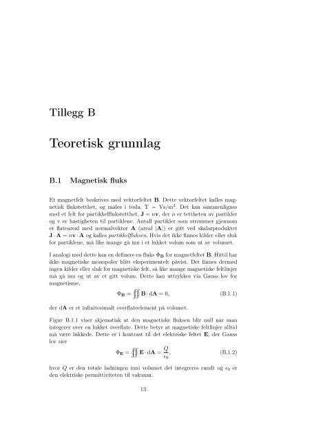 Magnetisk felt og fluks - NTNU