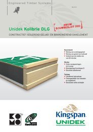 Technische brochure Unidek Kolibrie DLG