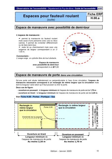 Fiche ERP - PrÃ©fecture du Puy-de-DÃ´me