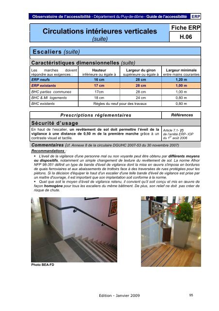 Fiche ERP - PrÃ©fecture du Puy-de-DÃ´me