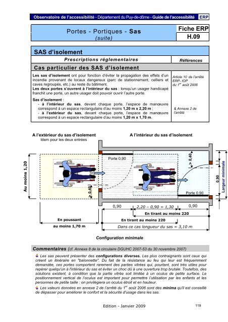 Fiche ERP - PrÃ©fecture du Puy-de-DÃ´me