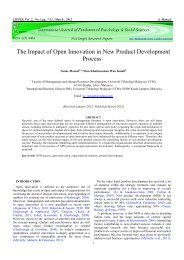 The Impact of Open Innovation in New Product Development Process