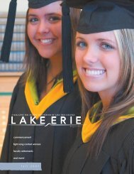 Fall 2007 - Lake Erie College