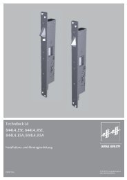 Technilock L4 844L4..ESE, 844L4..RSE, 844L4..ESA, 844L4..RSA