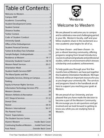 student central - Academic Calendar - University of Western Ontario