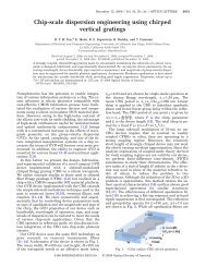 Chip-scale dispersion engineering using chirped vertical gratings