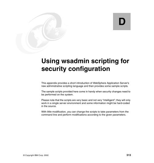 IBM WebSphere V5.0 Security - CGISecurity