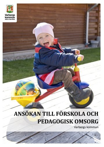 ansökan till förskola och pedagogisk omsorg - Varbergs kommun