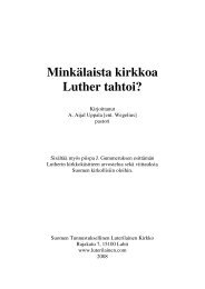 Lue kirja PDF-muodossa - Suomen Tunnustuksellinen Luterilainen ...