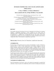 sensor de temperatura com o uso do Amplificador Operacional