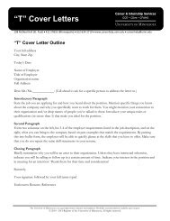 T Cover Letters (pdf) - Career and Internship Services - University of ...