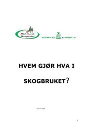 HVEM GJÃR HVA I SKOGBRUKET? - Skogbrukets kursinstitutt