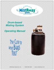 Mistaway Operating Manual - ePestSolutions