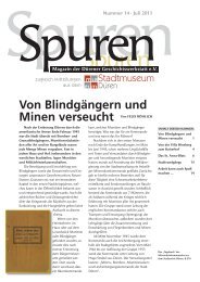 Spuren 14/2011 - Dürener Geschichtswerkstatt