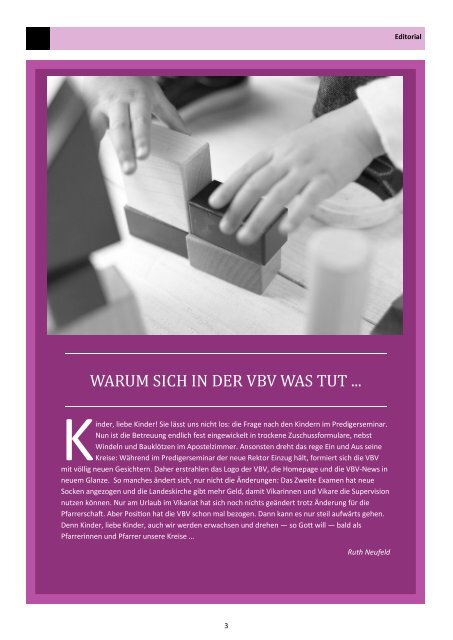 VBV-News Nr. 42 Ausgabe 2013 - Vereinigung Bayerischer ...