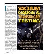 Vacuum Gauge & Transducer Testing