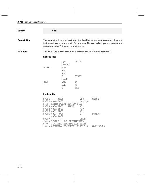 TMS320C5x DSP STARTER KIT USER'S GUIDE