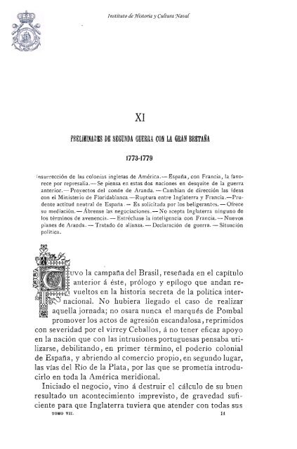 preliminares de segunda guerra con la gran ... - Armada EspaÃƒÂ±ola