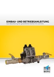 EINBAU- UND BETRIEBSANLEITUNG - KÃ¼chenabsicherung