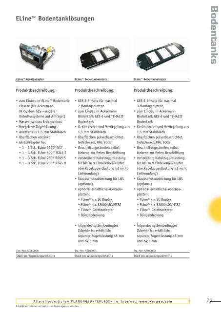 PDF Datei: BroschÃƒÂ¼re / Kerpen / Solutions@Kerpen_ELINE