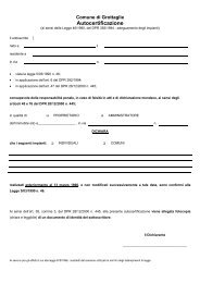 Autocertificazione - Comune di Grottaglie