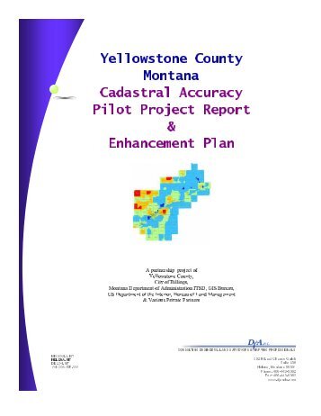 Yellowstone County Montana Cadastral Accuracy Pilot Project ...