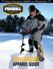 Download Frabill Apparel PDF Catalog - Merrick Tackle