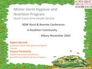 Mister Germ Hygiene and Nutrition Program