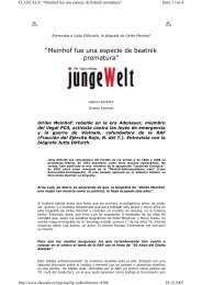 Meinhof fue una especie de beatnik prematura - Jutta Ditfurth