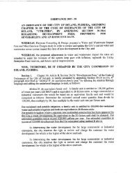 City of DeLand Ordinance 2007-38 - Section 4