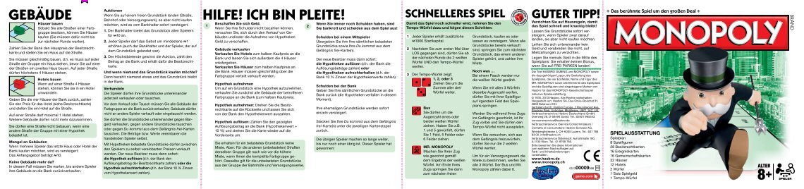 Monopoly Millionär Spielanleitung Monopoly Millionär Spielanleitung