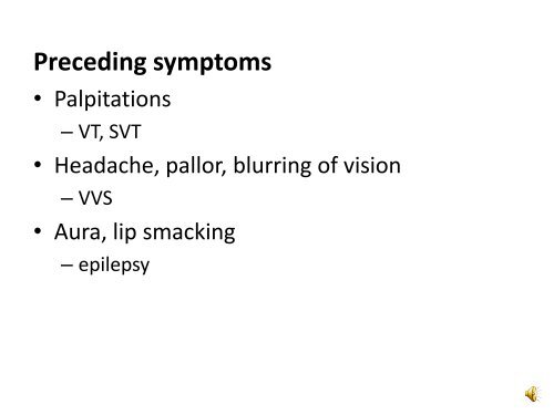 A Practical Approach to Syncope