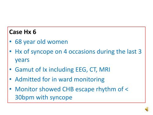 A Practical Approach to Syncope