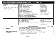 Notes of previous meeting and matters arising PDF 48 KB - Cherwell ...