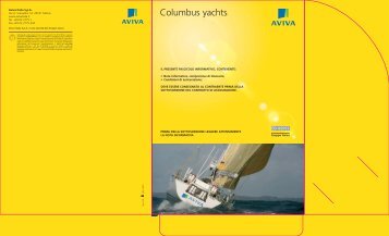Condizioni Polizza Columbus Yachts ed. 4/2013 - Aviva