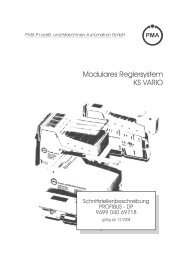 Profibus-Interface KS vario - Pma-xtra.de