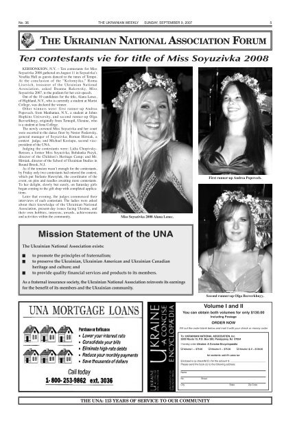 4 THE UKRAINIAN WEEKLY SU 4 THE UKRAINIAN WEEKLY SU