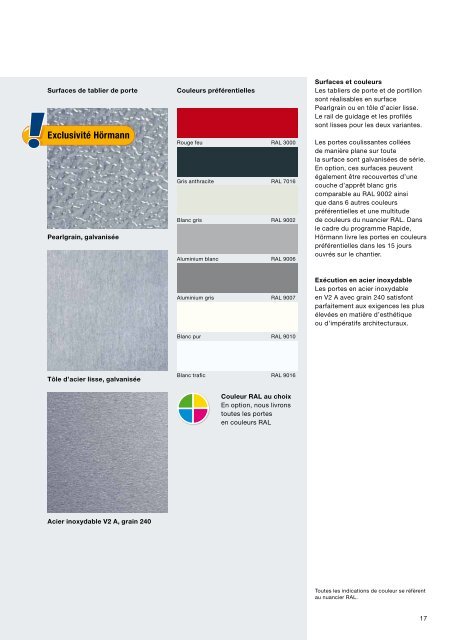 Catalogue PDF - Hoermann.ch