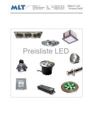 Preisliste LED - MLT Licht-Technik AG