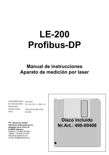 LE-200 Profibus-DP - TR Electronic